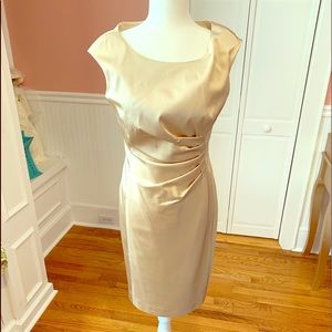 Ralph Lauren Evening Dress Light Gold Size 8